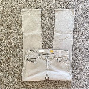 Pilcro and the Letterpress Khaki Straight Leg Jeans